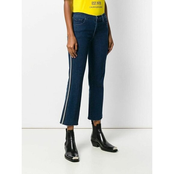 J Brand Denim Avenue Side Stripe Bootcut Jeans 26 - Picture 4 of 12